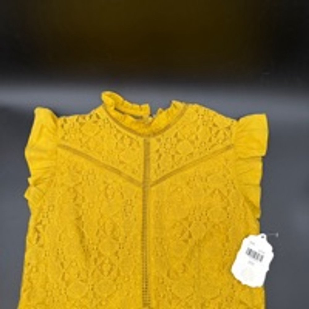 Altar’d State Yellow Lace Dress NEW Size L - Picture 4 of 7